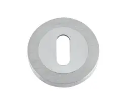 Standard Profile Escutcheons, Satin Chrome