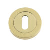 Zoo Hardware Da-T Standard Profile Escutcheons, Polished Brass