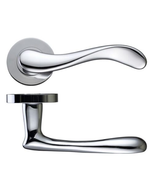 Zoo Hardware Da-T Imola Polished Chrome Door Handles - Dat030Cp (Sold In Pairs)
