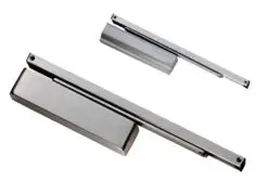 Eurospec Enduromax Dda Compliant Surface Mounted Slim H.E Door Closer, Spring Variable Power Size 2-4, Various Finishes