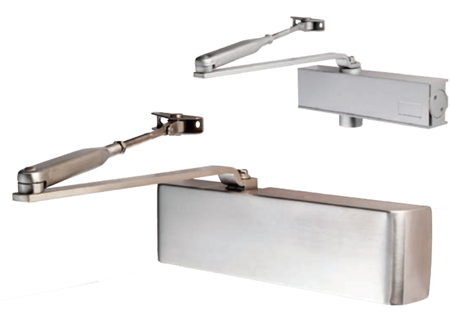 Eurospec Enduro Overhead Door Closer, Template Variable Power Size 2-4, Various Finishes