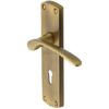 Heritage Brass Diplomat Antique Brass Door Handles (Sold In Pairs)