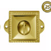 Greek Key Turn & Release, Stainless Brass