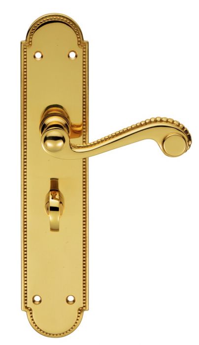 Carlisle Brass DL272 Chesham Lever On Backplate - Bathroom 57mm C/C Polished Brass