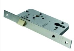 Carlisle Brass DLE7255NLSSS Eurospec Din Euro Profile Night Latch, Satin Stainless Steel, 55 mm