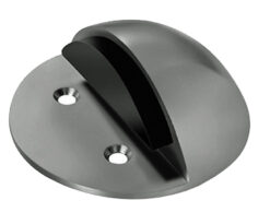 Eurospec Large Floor Mounted Shielded Door Stop, Polished Or Satin Stainless Steel