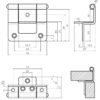 Double Cranked Hinge