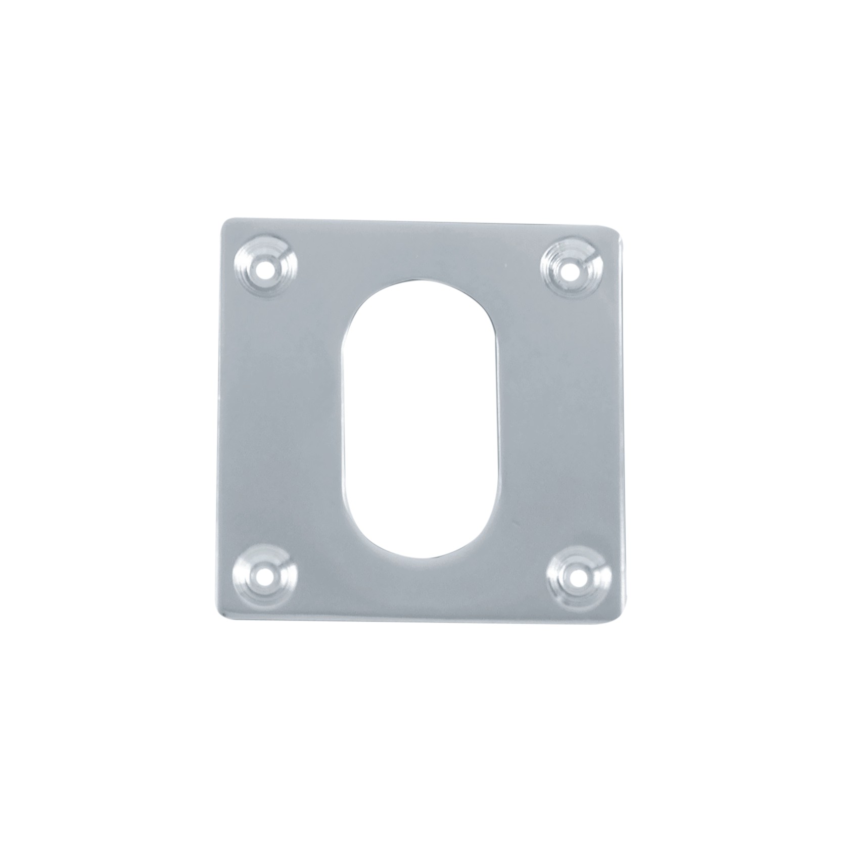 Face Fix Square Escutcheon - Oval -50X50Mrn