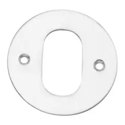 F/Fix Rnd Escutcheon - Oval -50Mm