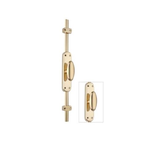 Oval Knob Locking Espagnolette Bolt Or Cremone Bolt - Eb100Pb - Upto 9'