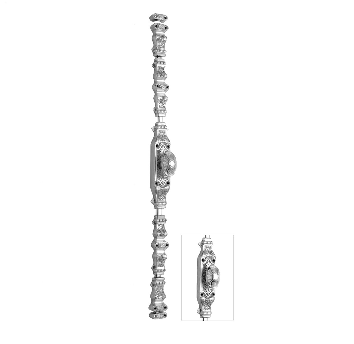 Floral Espagnolette Bolt Or Cremone Bolt -: Upto 9'