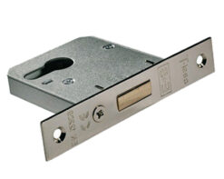 Eurospec Budget Euro Profile Cylinder Deadlocks, Silver, Brass Or Satin Nickel Finish