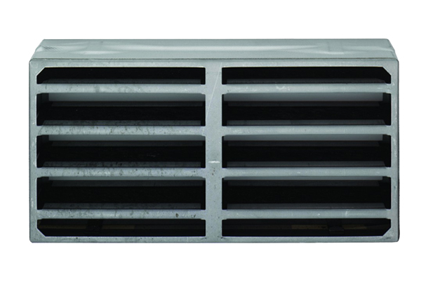 Eurospec Intumescent Air Transfer Vent Grille (Various Sizes), Silver