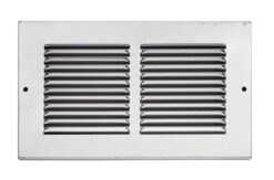 Eurospec Louvre Grills For Intumescent Air Transfer Grilles (Various Sizes), Silver