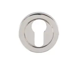 Euro Profile Escutcheon, Polished Nickel