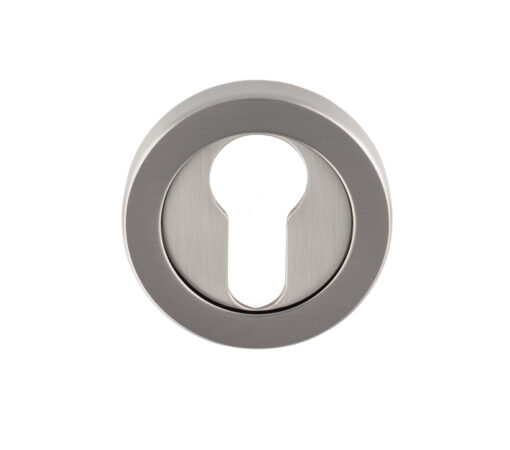 Euro Profile Escutcheon, Satin Nickel