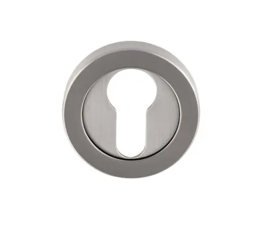 Euro Profile Escutcheon, Satin Nickel