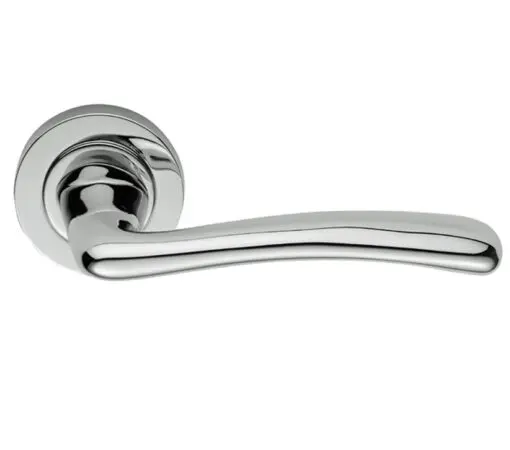 Manital Evia Polished Chrome, Satin Chrome Or Polished Brass Door Handles (Sold In Pairs)