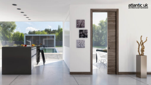 Ermetika EvoKit Pocket Door System 926x2040 Door 125mm WT - Raw Wood