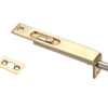 Zoo Hardware Fulton & Bray Sunk Slide Flush Bolt (17Mm X 100Mm), Polished Brass