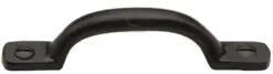 M Marcus D Handle Cabinet Pull (88Mm, 125Mm, 176Mm Or 228Mm), Smooth Black Iron