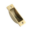 Zoo Hardware Fulton & Bray Easy-Clean Dust Socket, Polished Brass