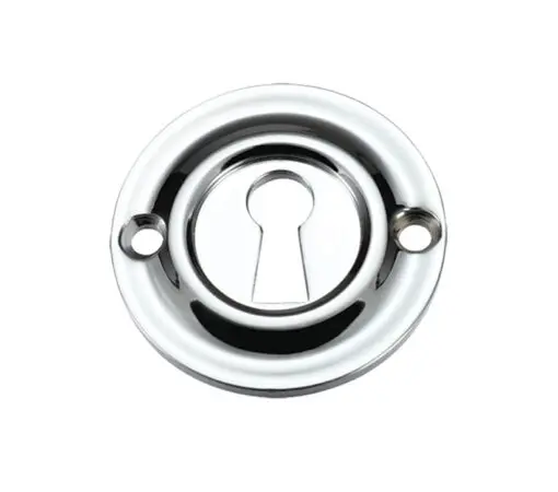 Zoo Hardware Fulton & Bray Standard Profile Escutcheon, Polished Chrome