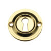 Zoo Hardware Fulton & Bray Standard Profile Escutcheon, Polished Brass