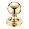 Zoo Hardware Fulton & Bray Ball Mortice Door Knobs, Polished Brass (Sold In Pairs)