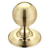 Zoo Hardware Fulton & Bray Ringed Mortice Door Knobs, Polished Brass - (Sold In Pairs)