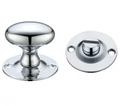 Zoo Hardware Fulton & Bray Oval Turn & Release (36Mm), Polished Chrome