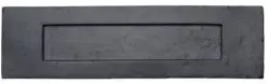 M Marcus Letter Plate (343Mm X 96Mm), Smooth Black Iron