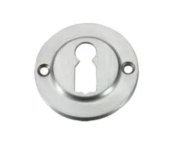 Zoo Hardware Fulton & Bray Standard Profile Escutcheon, Satin Chrome