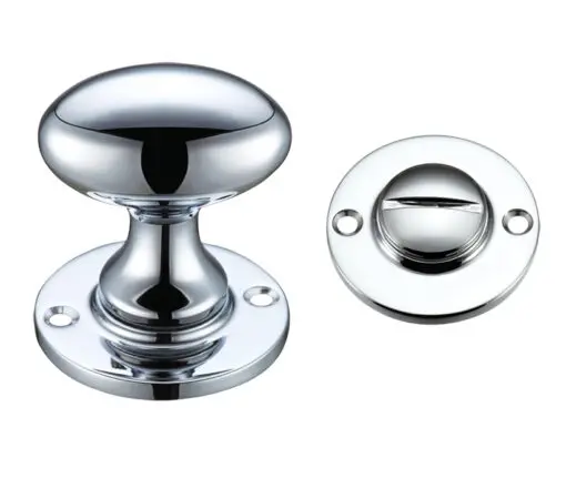 Zoo Hardware Fulton & Bray Oval Turn & Release (40Mm), Polished Chrome -