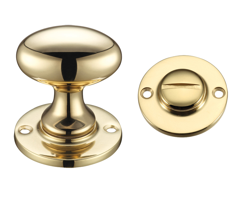 Zoo Hardware Fulton & Bray Oval Turn & Release (40Mm), Polished Brass