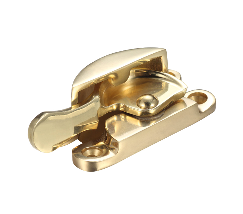 Zoo Hardware Fulton & Bray Narrow Style Fitch Fastener, Polished Brass