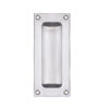 Zoo Hardware Fulton & Bray Rectangular Flush Pull, Satin Chrome