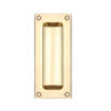 Zoo Hardware Fulton & Bray Rectangular Flush Pull, Polished Brass