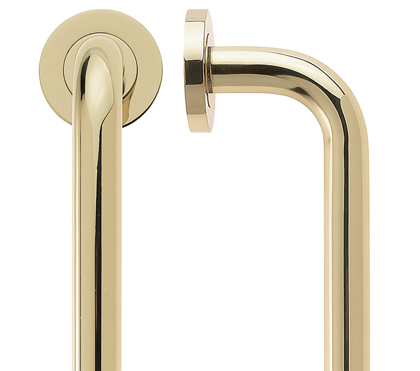 Zoo Hardware Fulton & Bray D Pull Handles (19Mm Bar Diameter), Polished Brass