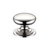 Victorian Cupboard Knob, Polished Nickel