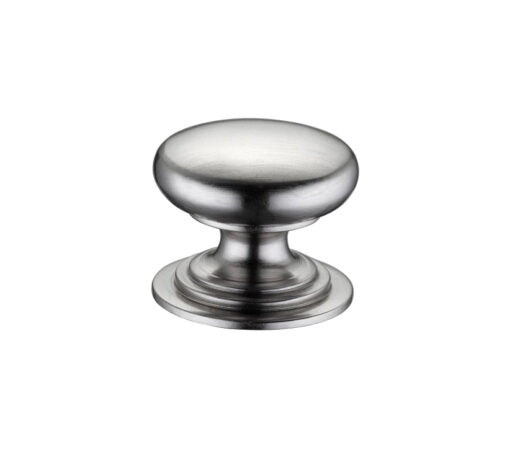 Victorian Cupboard Knob, Satin Nickel