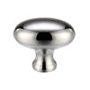 Oval Cupboard Knobs (32mm OR 38mm), Polished Chrome