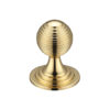 Zoo Hardware Fulton & Bray Queen Anne Ringed Cupboard Knob (25Mm, 32Mm Or 38Mm), Polished Brass