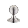 Queen Anne Ringed Cupboard Knob (25mm, 32mm OR 38mm), Satin Nickel