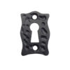 Zoo Hardware Foxcote Foundries Escutcheon, Black Antique