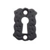 Zoo Hardware Foxcote Foundries Floral Escutcheon, Black Antique