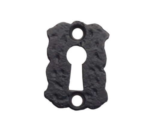 Zoo Hardware Foxcote Foundries Floral Escutcheon, Black Antique