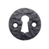 Zoo Hardware Foxcote Foundries Round Escutcheon, Black Antique