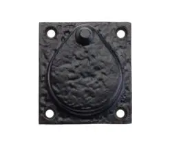 Zoo Hardware Foxcote Foundries Rim Cylinder Cover, Black Antique