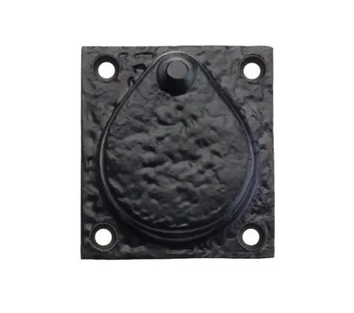 Zoo Hardware Foxcote Foundries Rim Cylinder Cover, Black Antique